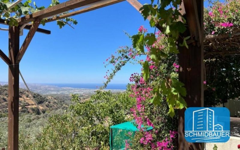 Magarikari Kreta, Magarikari: Charmantes Haus mit herrlichem Meerblick mit weiteren Baurechten zu verkaufen Haus kaufen